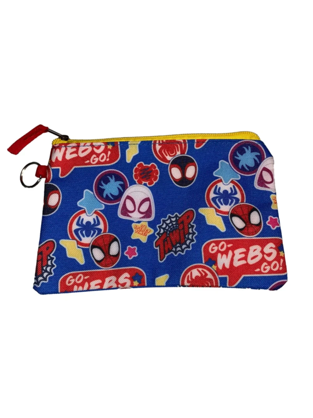 Boys Marvel Spidey and His Amazing Friends Zipper Pouch One Size Blue Red